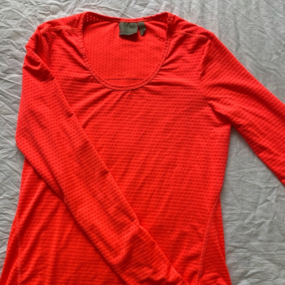 Athleta Chi Dot Mesh Long Sleeve